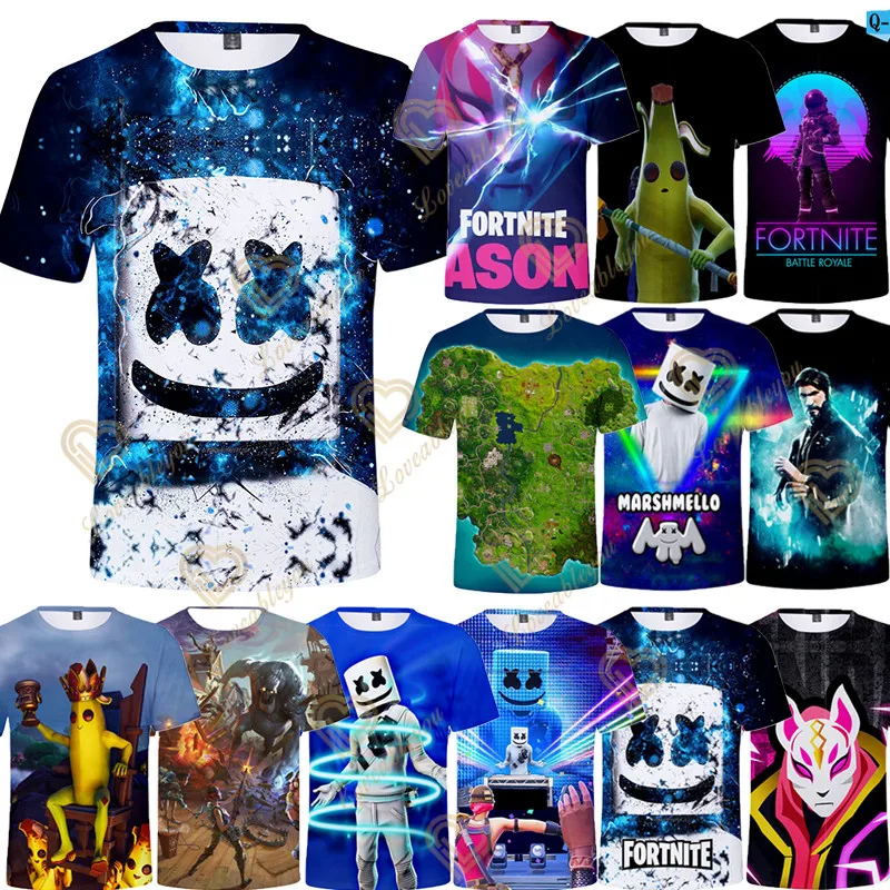 Kids Clothes Fortnite Game Graphics T-shirt Boys and Girls Soft Comfortable T Shirt Toddler Summer Fashion Polyester Tees Shirt
Kids Clothes Fortnite Game Graphics T-shirt Boys and Girls Soft Comfortable T Shirt Toddler Summer Fashion Polyester Tees Shirt