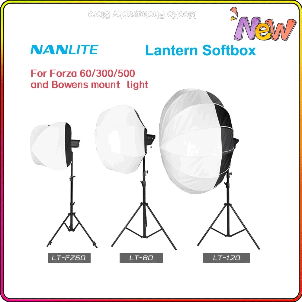 Nanlite LT-FZ60 LT-80 LT-120 Lantern Softboxfor Forza 60 60B 200W 300 500 Bowens mount Photography lights Accessories Soft box
Nanlite LT-FZ60 LT-80 LT-120 Lantern Softboxfor Forza 60 60B 200W 300 500 Bowens mount Photography lights Accessories Soft box
