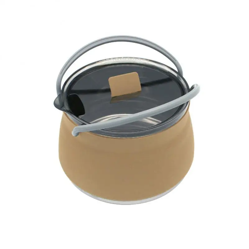 Outdoor Silicone Kettle Portable Foldable Water Pot Stainless Steel Bottom Collapsible Water Kettle Tableware Camping Tools
Outdoor Silicone Kettle Portable Foldable Water Pot Stainless Steel Bottom Collapsible Water Kettle Tableware Camping Tools