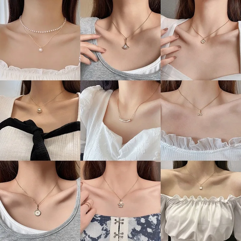 Женская цепочка с жемчужным кулоном, золотистая цепочка-чокер в Корейском стиле, ювелирное украшение на шею, ожерелье для свитера, лето 2021
Женская цепочка с жемчужным кулоном, золотистая цепочка-чокер в Корейском стиле, ювелирное украшение на шею, ожерелье для свитера, лето 2021