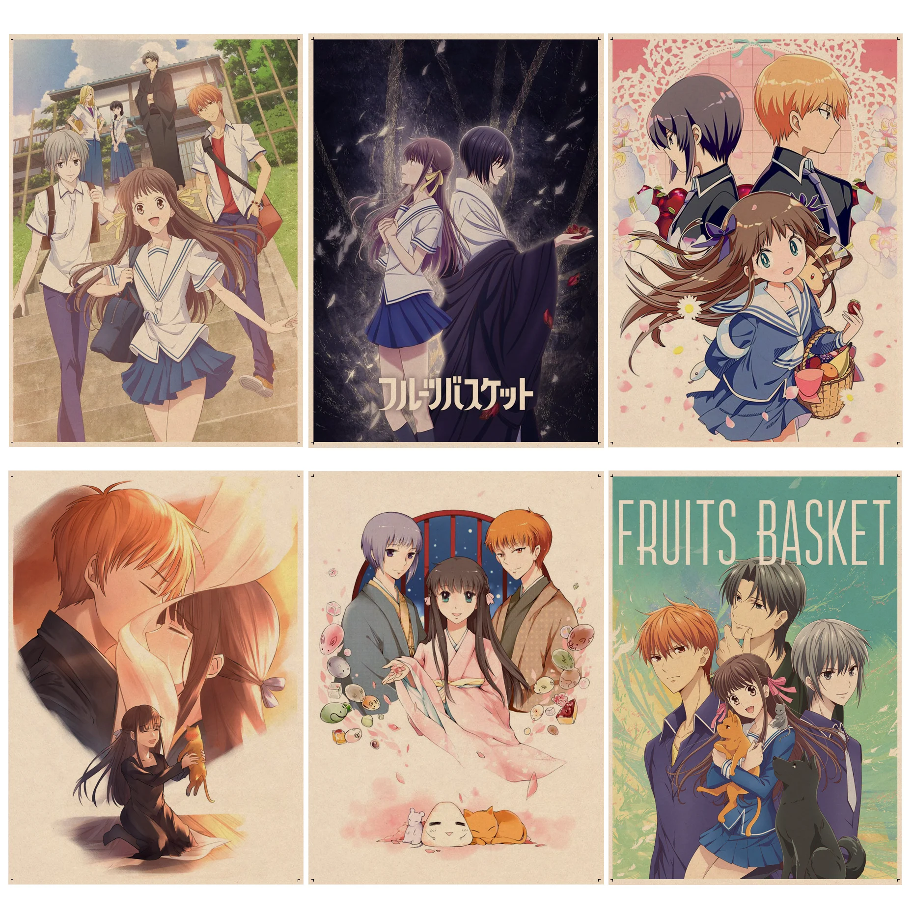 Anime Fruits Basket Classic Anime Poster Kraft Paper Prints And Posters Stickers Wall Painting
Anime Fruits Basket Classic Anime Poster Kraft Paper Prints And Posters Stickers Wall Painting