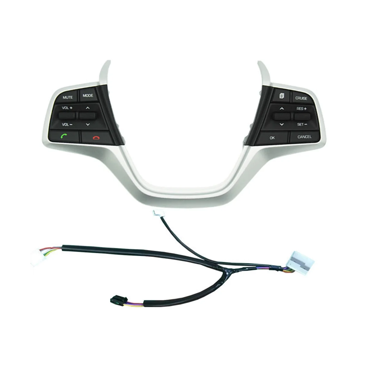 Car Control Volume Channel Phone Cruise Control Steering Wheel Buttons Switch for Hyundai Elantra 1.6L
Car Control Volume Channel Phone Cruise Control Steering Wheel Buttons Switch for Hyundai Elantra 1.6L