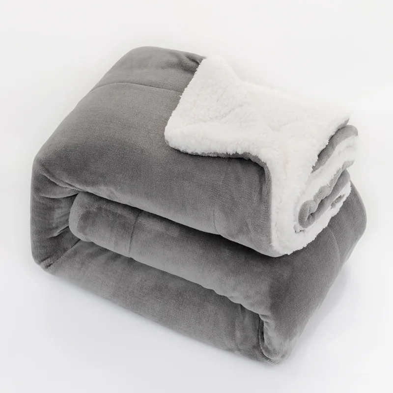 Soft Warm Sherpa Blanket 130x160cm Lamb Wool Double Layer Thick Throw Blanket Solid Color Bed Sofa Nap Cover Dropshipping
Soft Warm Sherpa Blanket 130x160cm Lamb Wool Double Layer Thick Throw Blanket Solid Color Bed Sofa Nap Cover Dropshipping