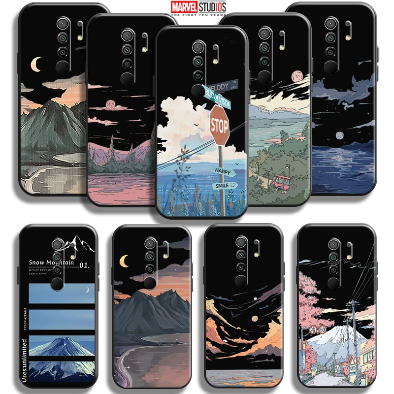 Hand Painting Landscape Phone Case 6.53 Inch For Xiaomi Redmi 9 Phone Case Carcasa Funda Back Black Soft Liquid Silicon
Hand Painting Landscape Phone Case 6.53 Inch For Xiaomi Redmi 9 Phone Case Carcasa Funda Back Black Soft Liquid Silicon