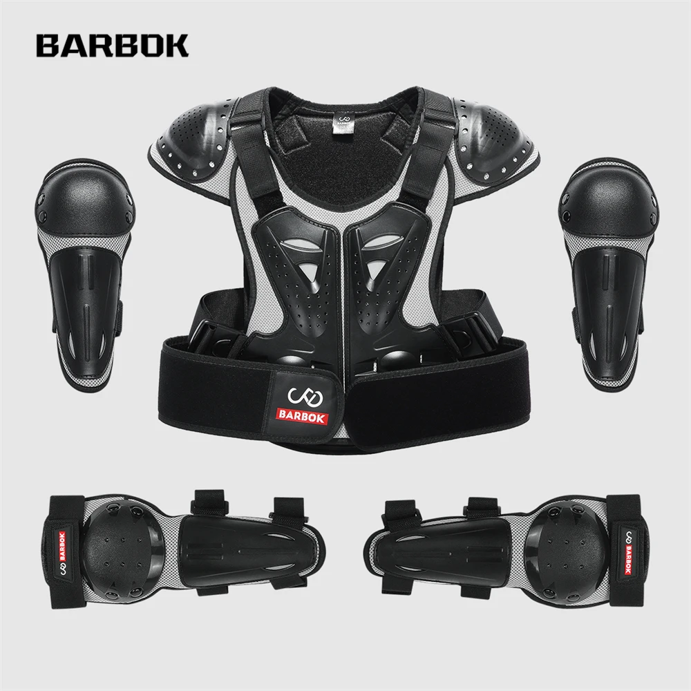 BARBOK Child Boys Girls Dity Bike Cycling Chest Spine Body Protection Kids Armor Vest Elbow Knee Protector Skiing Skating Gear
BARBOK Child Boys Girls Dity Bike Cycling Chest Spine Body Protection Kids Armor Vest Elbow Knee Protector Skiing Skating Gear
