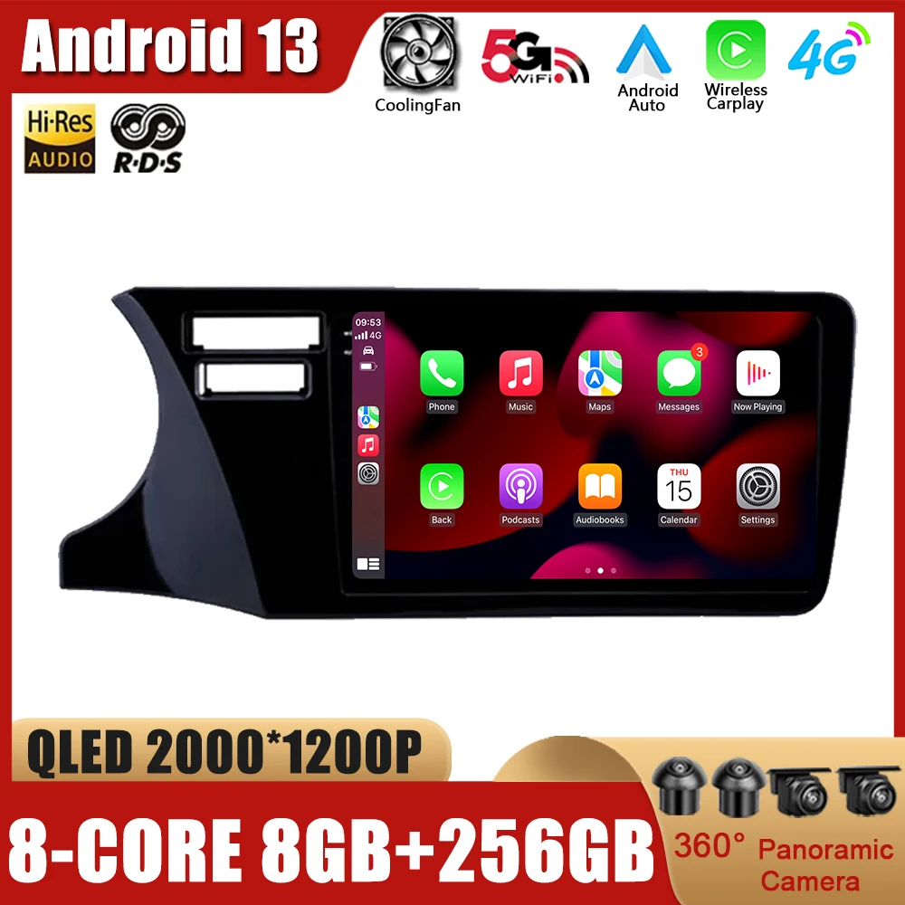 Android 13 For Honda City 2014 2015 2016 2017 Car Radio Multimedia Player Navigation GPS DSP Carplay 4G WIFI
Android 13 For Honda City 2014 2015 2016 2017 Car Radio Multimedia Player Navigation GPS DSP Carplay 4G WIFI