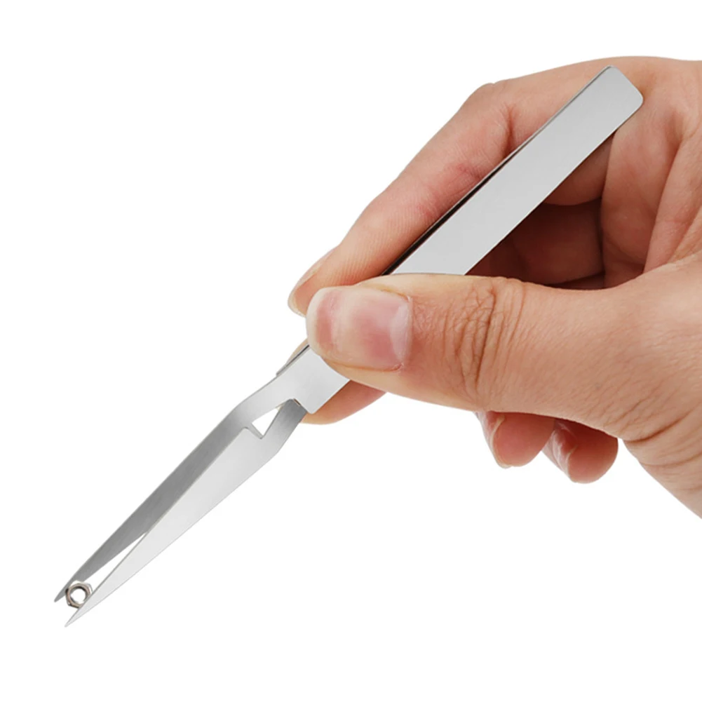 1pc Cross Lock Stainless Steel Precision Tweezers Reverse Fixed Self-Locking Inverse Tweezers Maintenance Hand Tools 116-158mm
1pc Cross Lock Stainless Steel Precision Tweezers Reverse Fixed Self-Locking Inverse Tweezers Maintenance Hand Tools 116-158mm