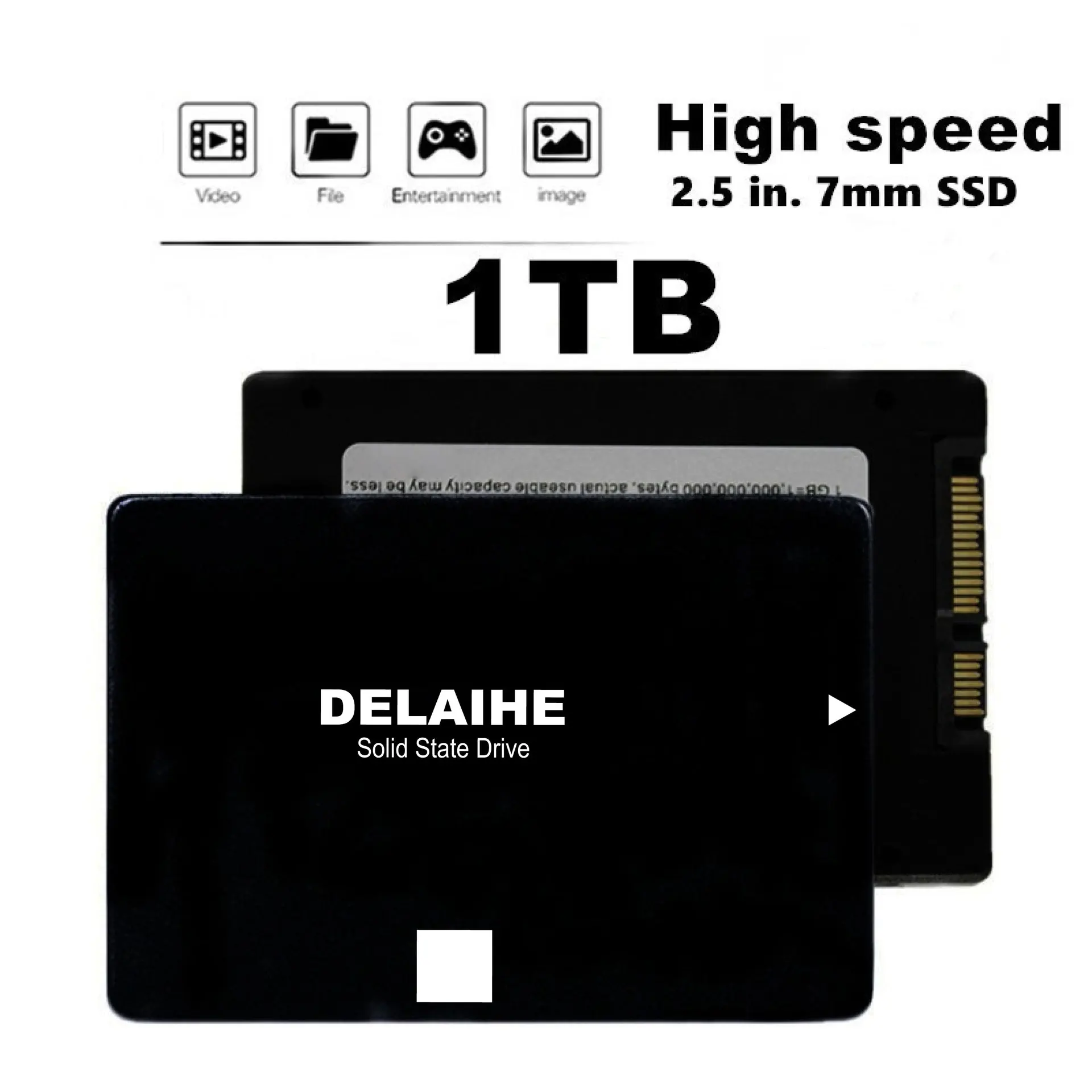 SATA3 6.0GB/S interface 2.5 inches solid state drive multiple capacity options Suitable for Notebook Desktop Hard Drive all-new
SATA3 6.0GB/S interface 2.5 inches solid state drive multiple capacity options Suitable for Notebook Desktop Hard Drive all-new