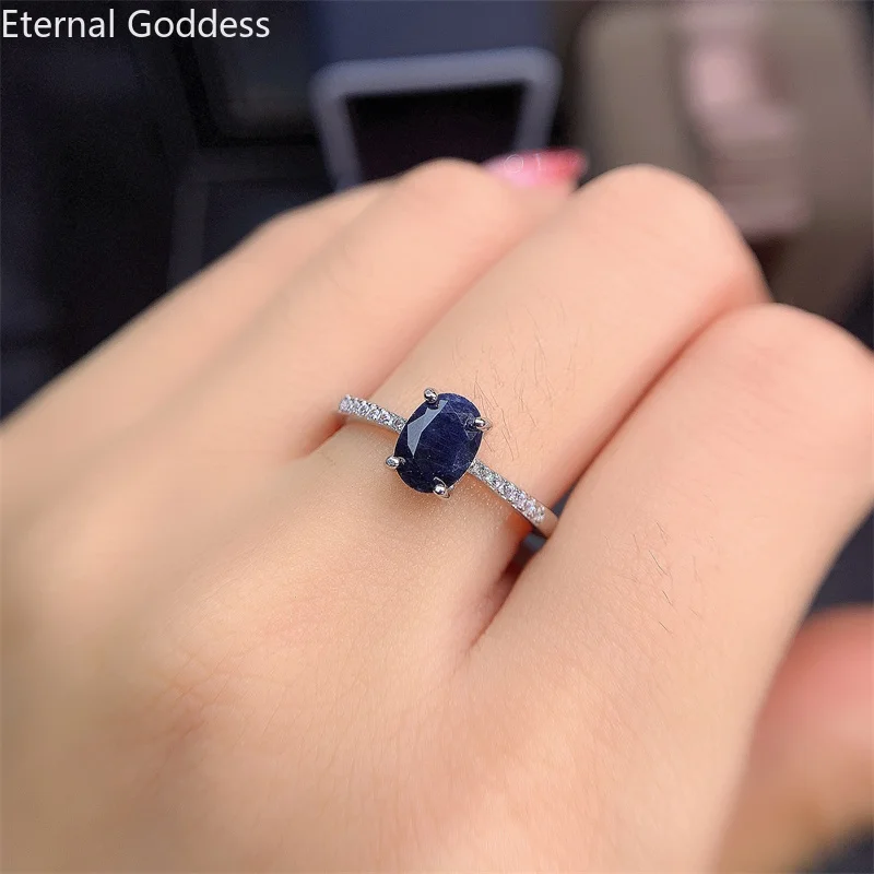 925 Silver Natural Sapphire Ring Hot Sale Fashion Design Women's Ring 5*7mm Jewelry Real Diamond Luxury Jewelry
925 Silver Natural Sapphire Ring Hot Sale Fashion Design Women's Ring 5*7mm Jewelry Real Diamond Luxury Jewelry