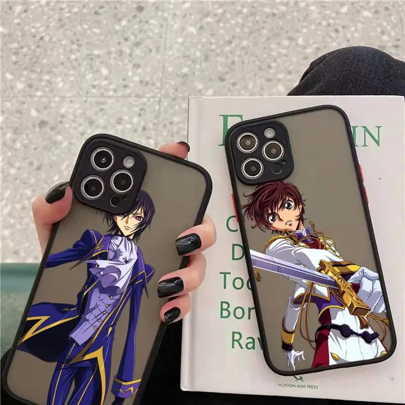 Code Geass Lelouch Phone Case matte transparent For iphone 7 8 11 12 13 plus mini x xs xr pro max cover
Code Geass Lelouch Phone Case matte transparent For iphone 7 8 11 12 13 plus mini x xs xr pro max cover