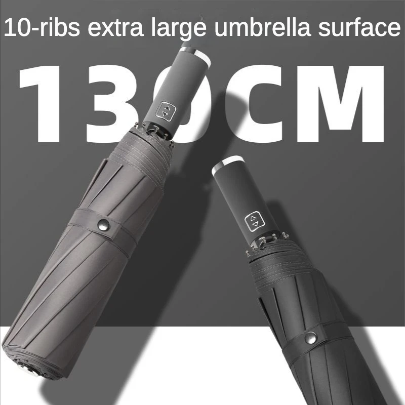 130cm Super Large High Quality Automatic Folding Umbrella Windproof Strong Shade for Men Women Paraguas Hombre Guarda Chuva
130cm Super Large High Quality Automatic Folding Umbrella Windproof Strong Shade for Men Women Paraguas Hombre Guarda Chuva
