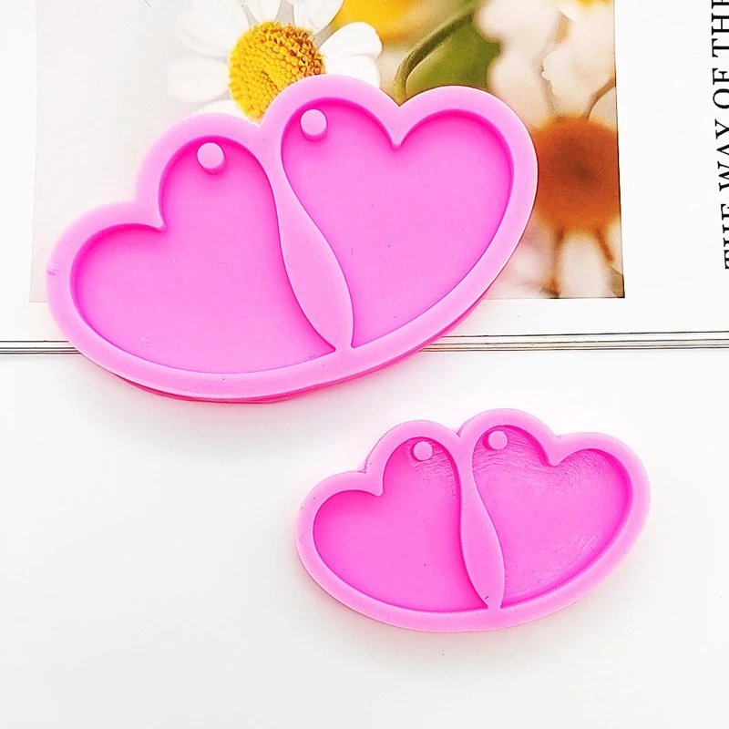 R3MC Earring Resin Molds Heart Shape Jewelry Casting Molds Silicone Pendant Mould Epoxy Casting Molds DIY Craft for Women
R3MC Earring Resin Molds Heart Shape Jewelry Casting Molds Silicone Pendant Mould Epoxy Casting Molds DIY Craft for Women