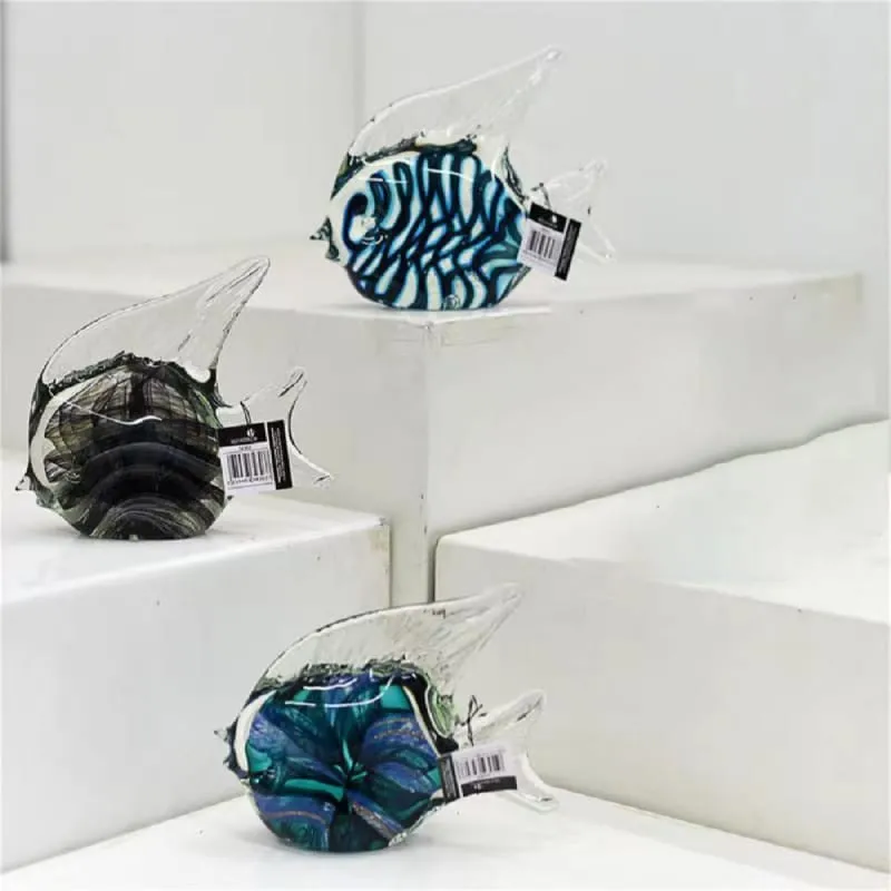 Colorful Handmade Glass Fish Crystal-like Birthday Gift For Friends And Families Modern Light Luxury Style Tabletop Ornament
Colorful Handmade Glass Fish Crystal-like Birthday Gift For Friends And Families Modern Light Luxury Style Tabletop Ornament