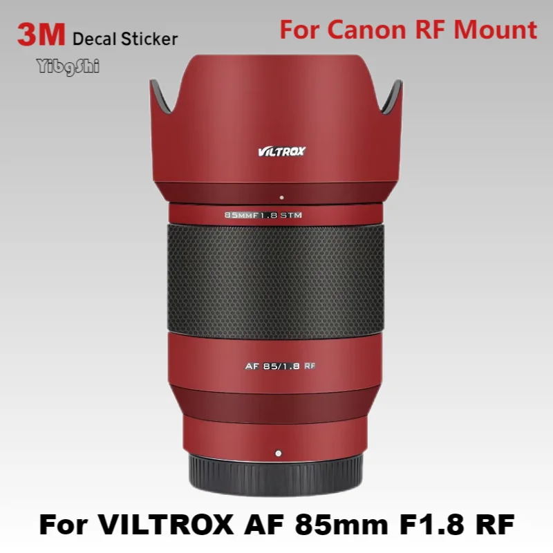 Для VILTROX AF 85 мм F1.8 RF для Canon крепление объектива наклейка защитная на кожу пленка