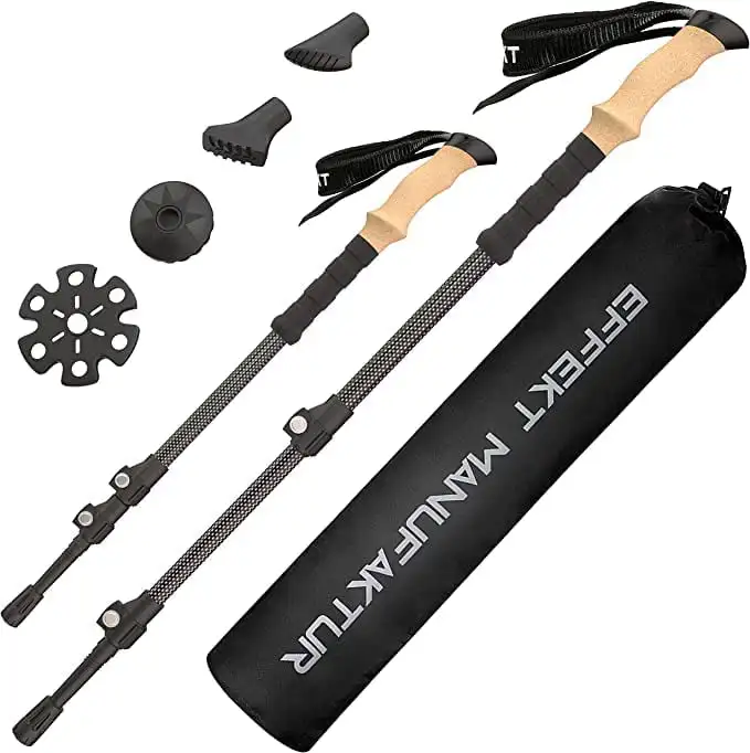 

Fibre Hiking Poles - Collapsible Trekking Poles