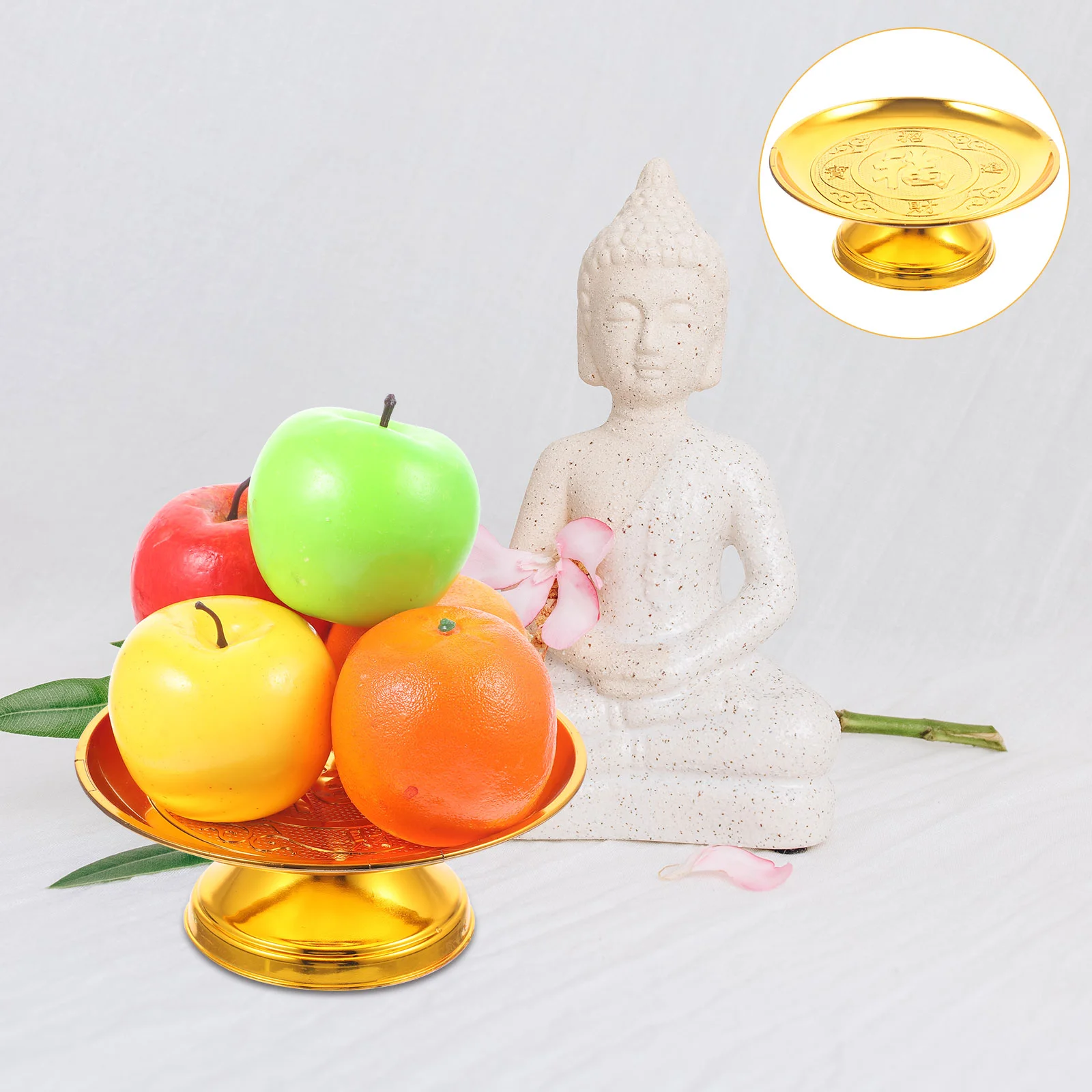 2 Pcs Tribute Plate Storage Religious Decorative Tray Desk Offer Exquisite Container Pp Service Fruit Platter
2 Pcs Tribute Plate Storage Religious Decorative Tray Desk Offer Exquisite Container Pp Service Fruit Platter