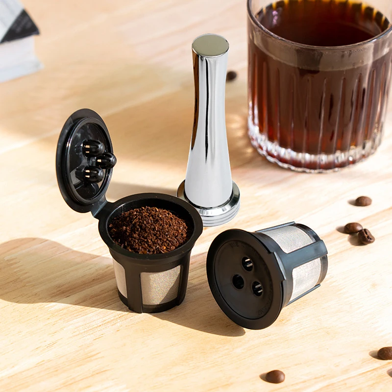 

Многоразовая кофейная чашка K, фильтрующие корзины, кофейные капсулы, капельница для кофеварки, черная чашка K