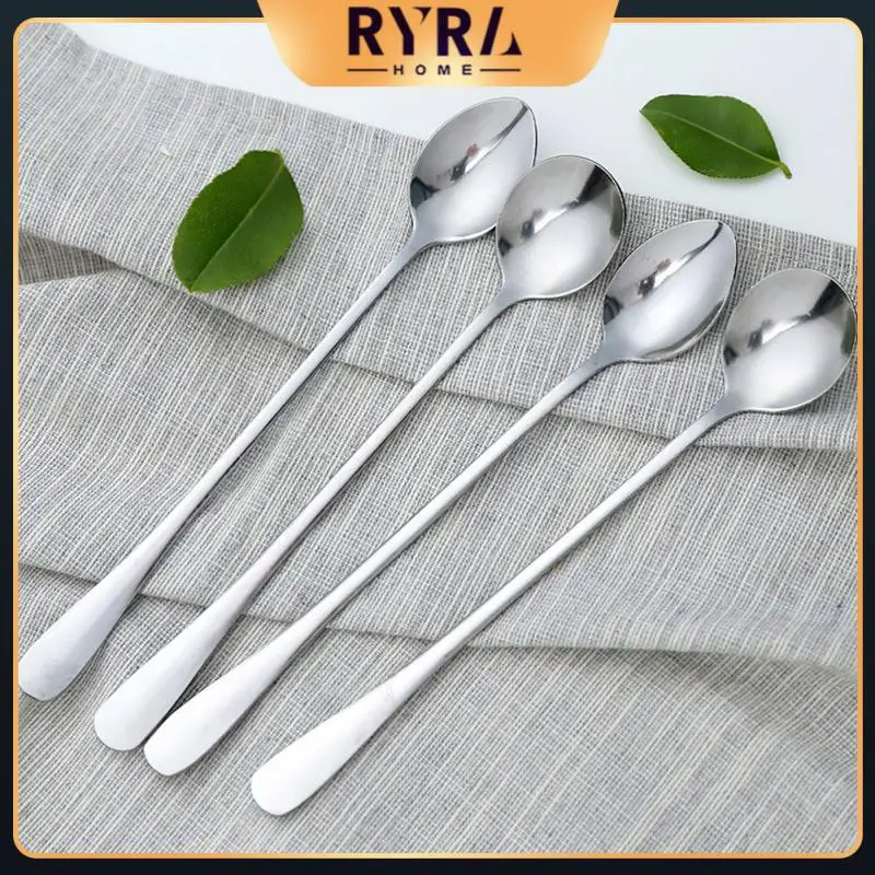 For Eating Mixing Stirring Dessert Soup Spoon Cocktail Coffee Spoon Ice Cream Long Handle Spoon Kitchen Accessories Bar Tools
For Eating Mixing Stirring Dessert Soup Spoon Cocktail Coffee Spoon Ice Cream Long Handle Spoon Kitchen Accessories Bar Tools