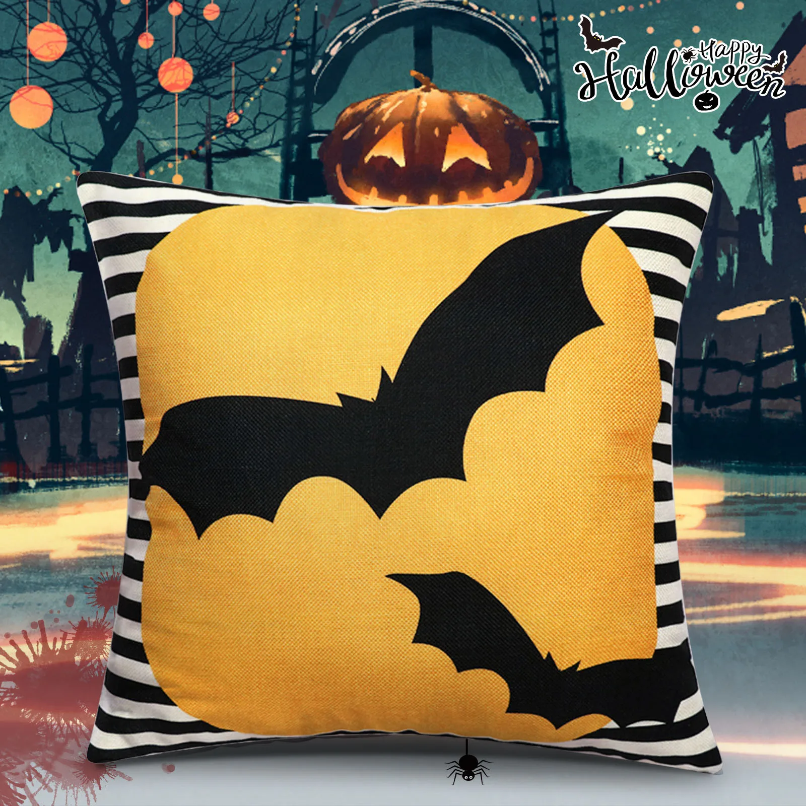 17.7×17.7in Halloween Decorations Living Room Sofa Party Pillow Imitation Linen Digital Printing Real Silk Pillow Cases
17.7×17.7in Halloween Decorations Living Room Sofa Party Pillow Imitation Linen Digital Printing Real Silk Pillow Cases