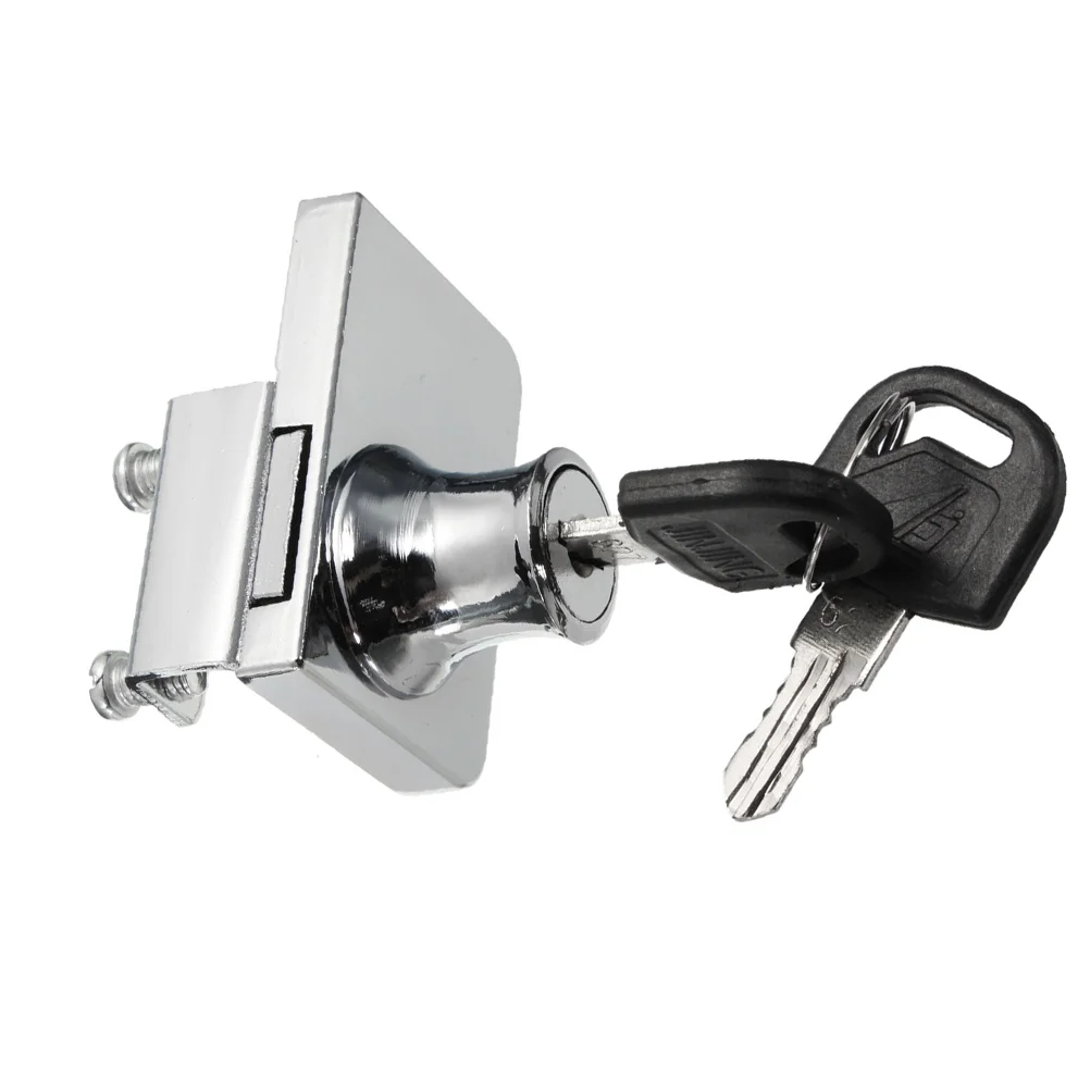5-8mm Zinc Alloy Glass Door Lock Durable Glass Display Showcase Lock with 2 Keys
5-8mm Zinc Alloy Glass Door Lock Durable Glass Display Showcase Lock with 2 Keys