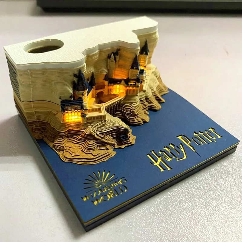 3D Бумажная Художественная Скульптура замечательный замок со светодиодсветильник кой стол резьба строительство скала Примечание искусств...
3D Бумажная Художественная Скульптура замечательный замок со светодиодсветильник кой стол резьба строительство скала Примечание искусств...