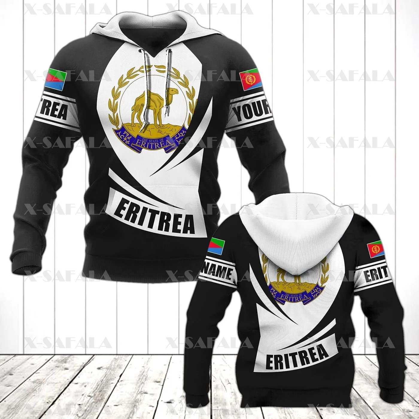 ERITREA SOUTH AFRICA COAT OF ARMS 3D Print Hoodie Spring Autumn Man Women Harajuku Outwear Hooded Pullover Tracksuits Casual-2 
ERITREA SOUTH AFRICA COAT OF ARMS 3D Print Hoodie Spring Autumn Man Women Harajuku Outwear Hooded Pullover Tracksuits Casual-2