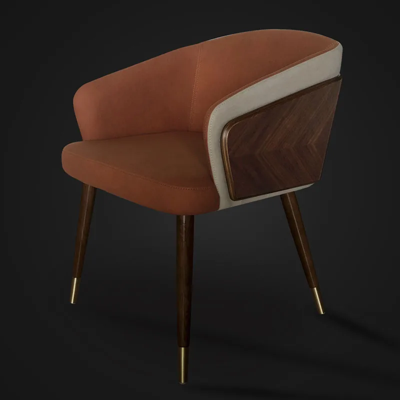 Dining chair simple creative chair household Nordic restaurant solid wood chair leather back stool modern leisure cloth chair
Dining chair simple creative chair household Nordic restaurant solid wood chair leather back stool modern leisure cloth chair
