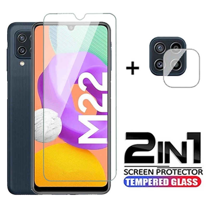 2in1 Screen Protector For Samsung Galaxy M22 6.4'' Camera Lens Tempered Glass For Samsung M22 M 22 M32 5G 6.5'' Protective Glass
2in1 Screen Protector For Samsung Galaxy M22 6.4'' Camera Lens Tempered Glass For Samsung M22 M 22 M32 5G 6.5'' Protective Glass