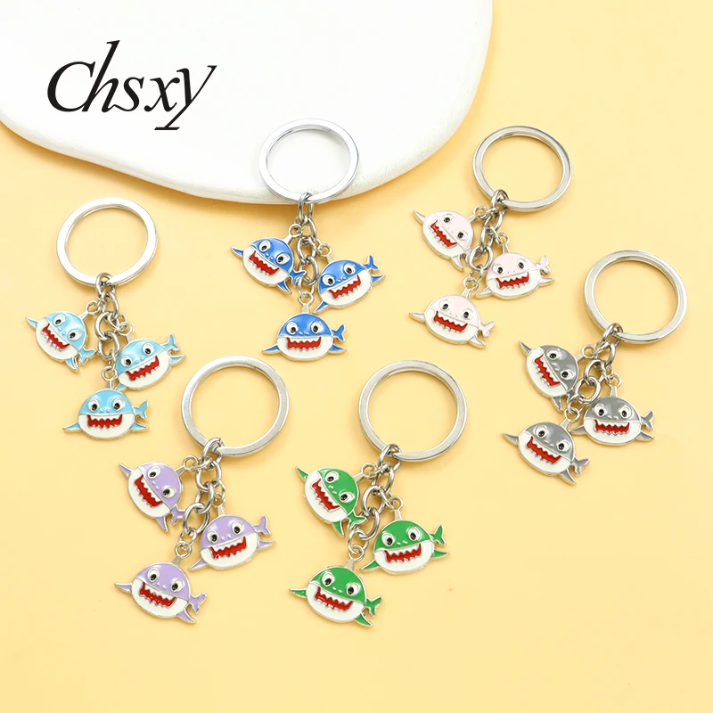 Fashion Enamel Keychains Cartoon Shark Colorful Drip Oil Alloy Key Rings for Teens Child Schoolbag Purses Popular Ornament Gifts
Fashion Enamel Keychains Cartoon Shark Colorful Drip Oil Alloy Key Rings for Teens Child Schoolbag Purses Popular Ornament Gifts
