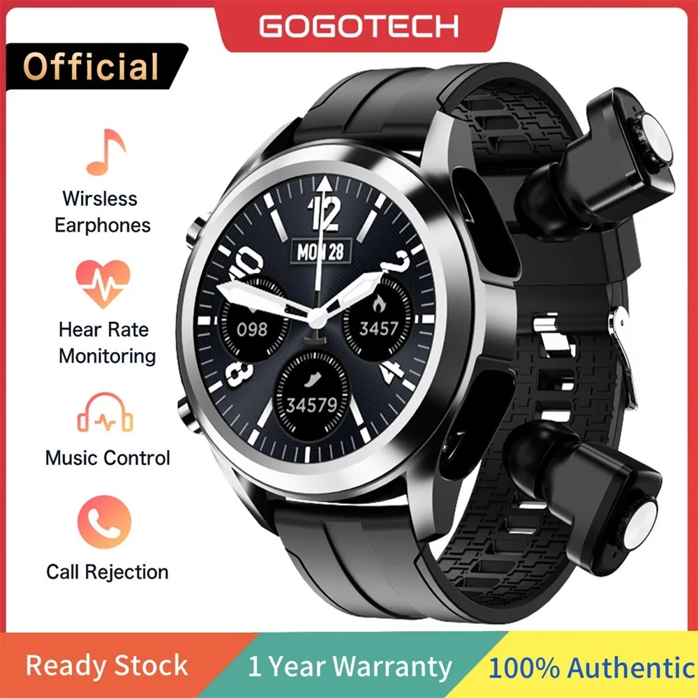 T10 2022 Newest 2 in 1 Wireless Earphone Smart Watch Bluetooth Phone Call Men Smartwatch Android TWS earbuds 4.8
T10 2022 Newest 2 in 1 Wireless Earphone Smart Watch Bluetooth Phone Call Men Smartwatch Android TWS earbuds 4.8
