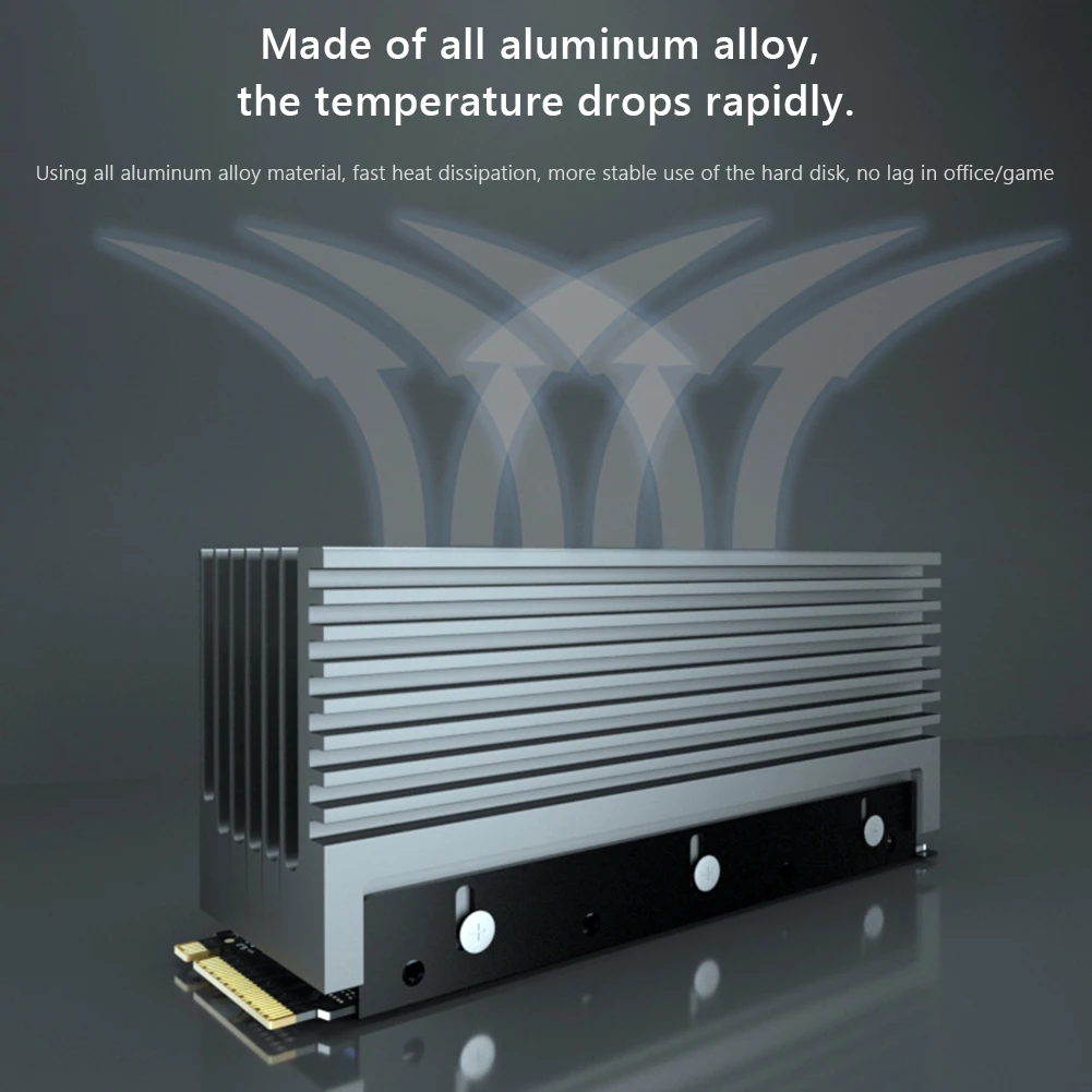 Dust-proof Gold Bar NVME NGFF M.2 Heatsink Thickening Cooling Metal Sheet Thermal Pad Silicon for M.2 NGFF 2280 PCI-E NVME SSD
Dust-proof Gold Bar NVME NGFF M.2 Heatsink Thickening Cooling Metal Sheet Thermal Pad Silicon for M.2 NGFF 2280 PCI-E NVME SSD
