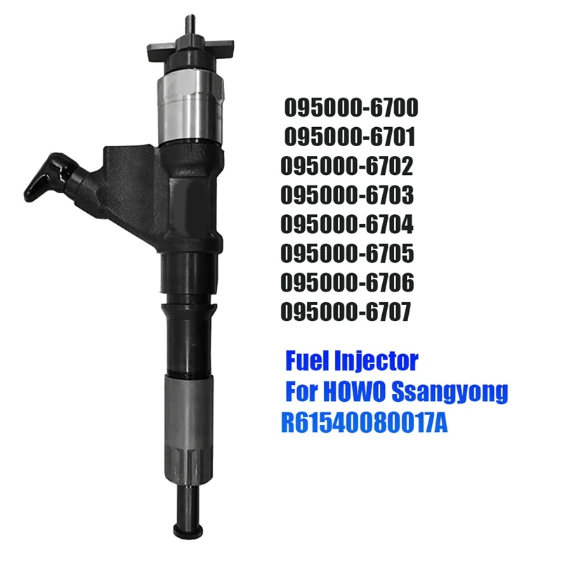 095000-6700 095000-6702 Fuel Injector Nozzle Assy 6701 For HOWO Ssangyong R61540080017A Common Rail Injector
095000-6700 095000-6702 Fuel Injector Nozzle Assy 6701 For HOWO Ssangyong R61540080017A Common Rail Injector