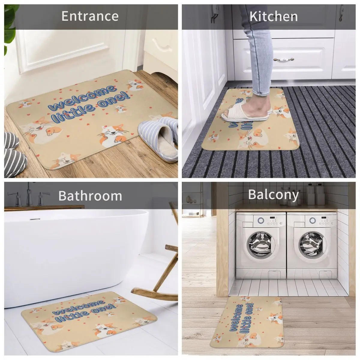 Door Mat Welcome Little One Decor 3D Rug Carpet Bathmat Anti-slip Entrance Living Room Home Kitchen Absorbent Bedroom Bedside
Door Mat Welcome Little One Decor 3D Rug Carpet Bathmat Anti-slip Entrance Living Room Home Kitchen Absorbent Bedroom Bedside
