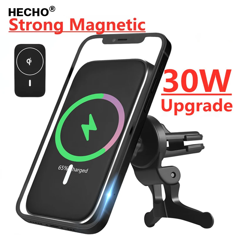 30W Magnetic Wireless Chargers Car Air Vent Stand Phone Holder Mini QI Fast Charging Station For iPhone 12 13 14 Pro Max Macsafe
30W Magnetic Wireless Chargers Car Air Vent Stand Phone Holder Mini QI Fast Charging Station For iPhone 12 13 14 Pro Max Macsafe