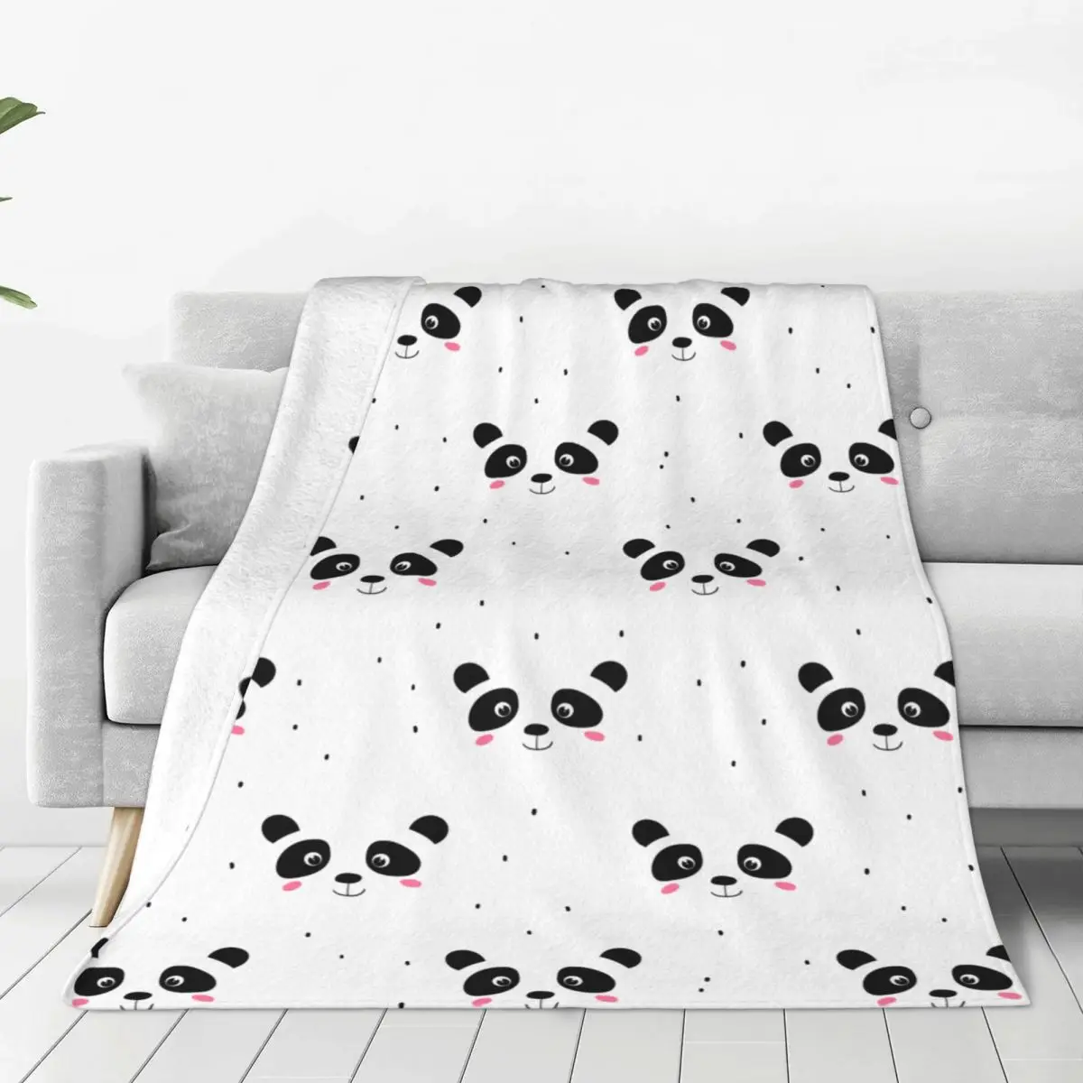Cute Panda Face Knitted Blanket Lovely Animal Plush Throw Blanket Summer Air Conditioning Decoration Lightweight Bedspreads
Cute Panda Face Knitted Blanket Lovely Animal Plush Throw Blanket Summer Air Conditioning Decoration Lightweight Bedspreads