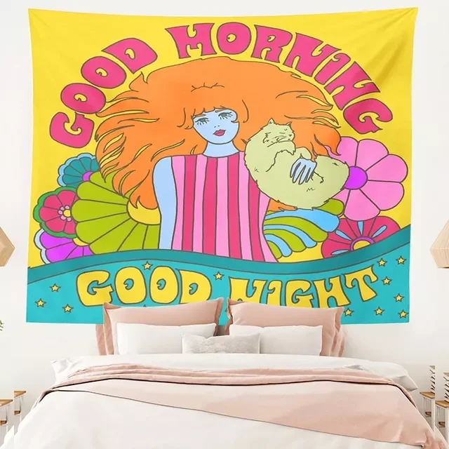 80s Aesthetic Tapestry Wall Hanging Colorful Sunshine Wall Decor Psychedelic Tapestry Decor Living Room Bedroom Bohemian Print
80s Aesthetic Tapestry Wall Hanging Colorful Sunshine Wall Decor Psychedelic Tapestry Decor Living Room Bedroom Bohemian Print
