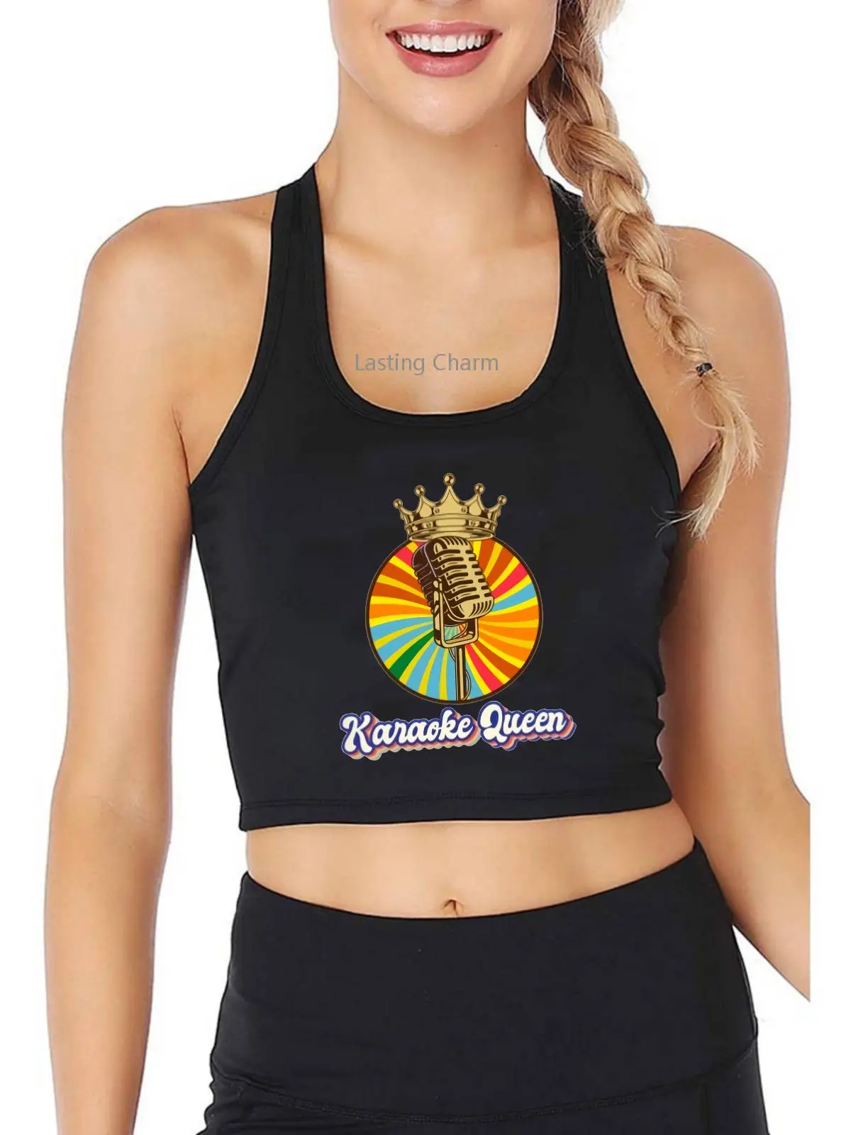 Karaoke Singing Singer Gift Tank Top Women's Personalized Customization Yoga Sports Training Breathable Slim Fit Crop Tops
Karaoke Singing Singer Gift Tank Top Women's Personalized Customization Yoga Sports Training Breathable Slim Fit Crop Tops