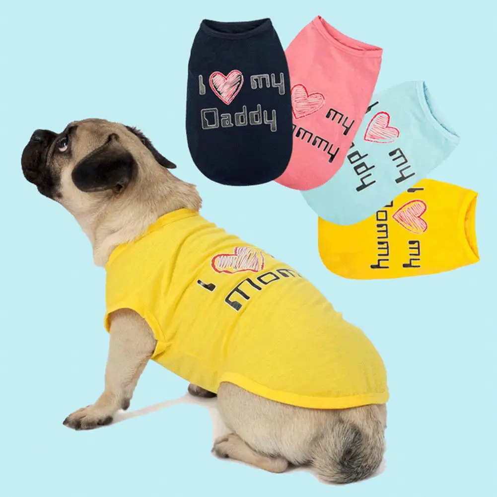 Pet Vest Cartoon Printing Soft Decorating Dogs Cats Short Sleeve Tops for Home Wear
Pet Vest Cartoon Printing Soft Decorating Dogs Cats Short Sleeve Tops for Home Wear