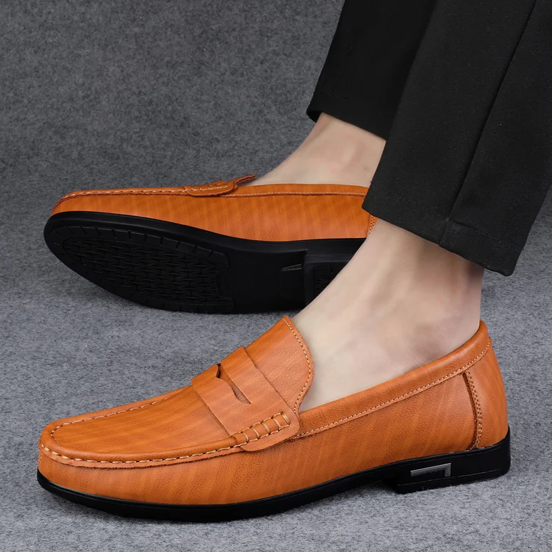 Cow Split Leather Men's Business Loafers Large Size 45 46 Formal Men's Shoes Casual Moccasin Formal Sneakers Driving Sneakers
Cow Split Leather Men's Business Loafers Large Size 45 46 Formal Men's Shoes Casual Moccasin Formal Sneakers Driving Sneakers