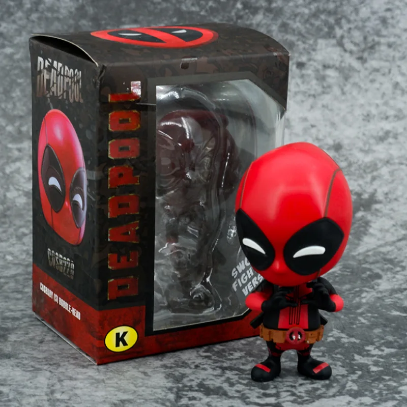 7-11cm Deadpool Shaking Head Doll Office Desktop Car Decoration Bobble Heads Action Figurine Toys Mobile Phone Bracket
7-11cm Deadpool Shaking Head Doll Office Desktop Car Decoration Bobble Heads Action Figurine Toys Mobile Phone Bracket
