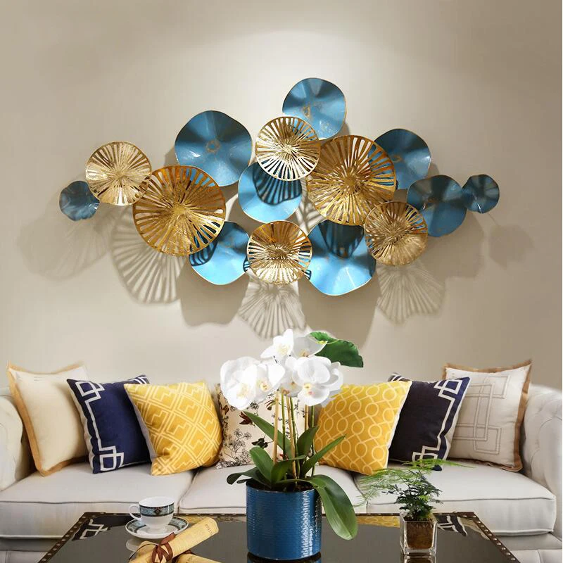 Luxury 3d Stereo Wrought Iron Lotus Leaf Mural Crafts Wall Decoration Home Hotel Sofa Background Wall Hanging Metal Ornaments
Luxury 3d Stereo Wrought Iron Lotus Leaf Mural Crafts Wall Decoration Home Hotel Sofa Background Wall Hanging Metal Ornaments