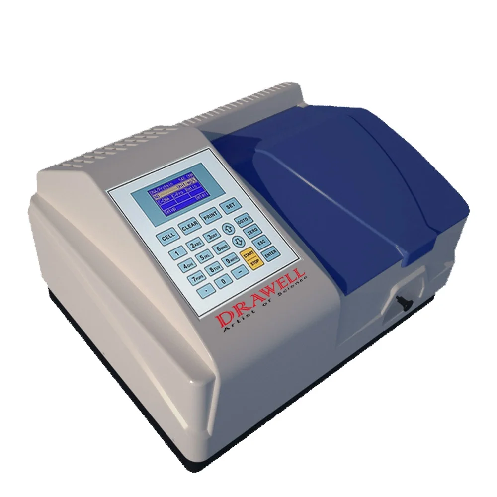 

DU-8600R UV Видимый однолучевой UV/Vis инфракрасный спектрофотометр с программным обеспечением для ПК