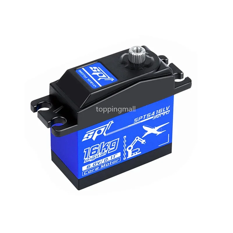 SPT5416LV 16kg Digital Servo Large Torque Angle Metal Gear SPT for Remote Control Car Fixed-Wing RC DIY
SPT5416LV 16kg Digital Servo Large Torque Angle Metal Gear SPT for Remote Control Car Fixed-Wing RC DIY