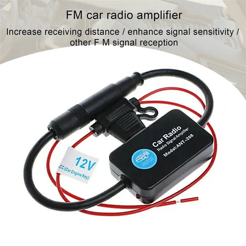 Universal 12V Car Radio FM AM Antenna Signal Amplifier Booster for Marine Car Boat RV Car-Styling
Universal 12V Car Radio FM AM Antenna Signal Amplifier Booster for Marine Car Boat RV Car-Styling