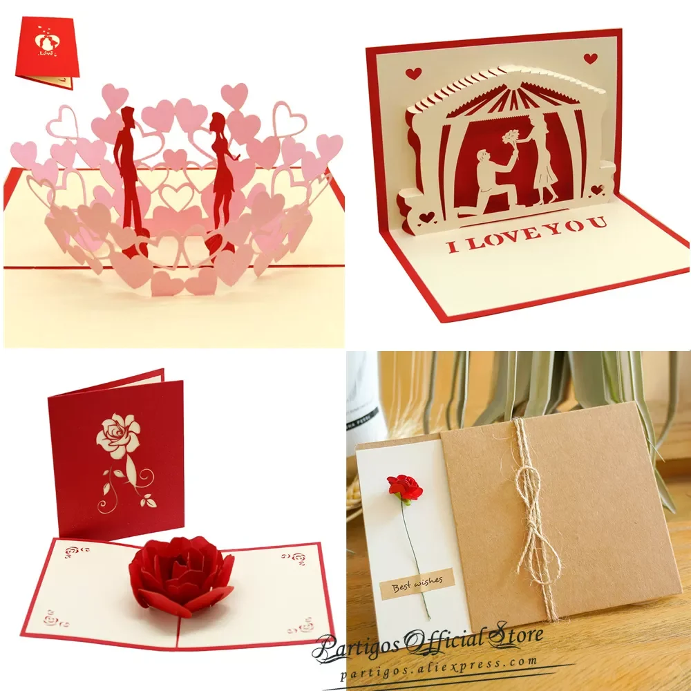 Pop UP Cards Valentines Day Gift Postcard Wedding Invitation Greeting Cards Anniversary for Her especially for you Love Card
Pop UP Cards Valentines Day Gift Postcard Wedding Invitation Greeting Cards Anniversary for Her especially for you Love Card