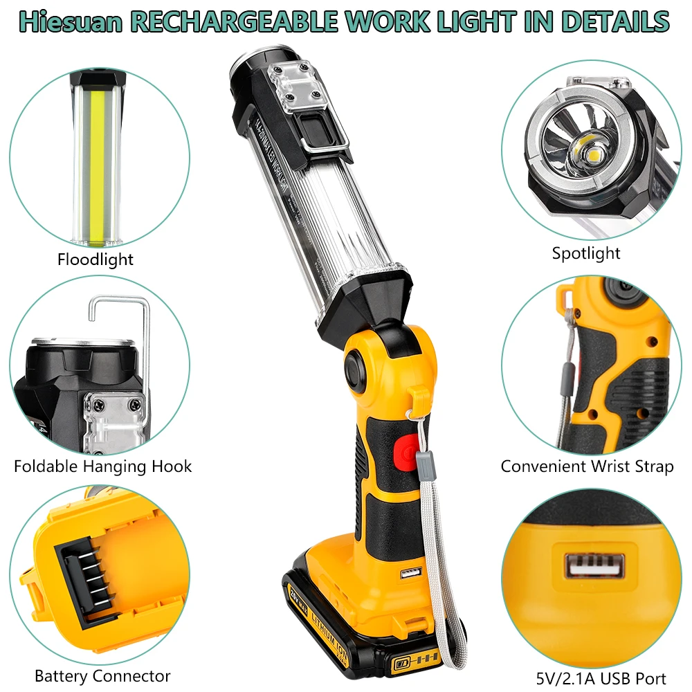 Портативный светодиодный фонарь 25Вт для Ryobi/Dewalt/Makita/Milwaukee
Портативный светодиодный фонарь 25Вт для Ryobi/Dewalt/Makita/Milwaukee
