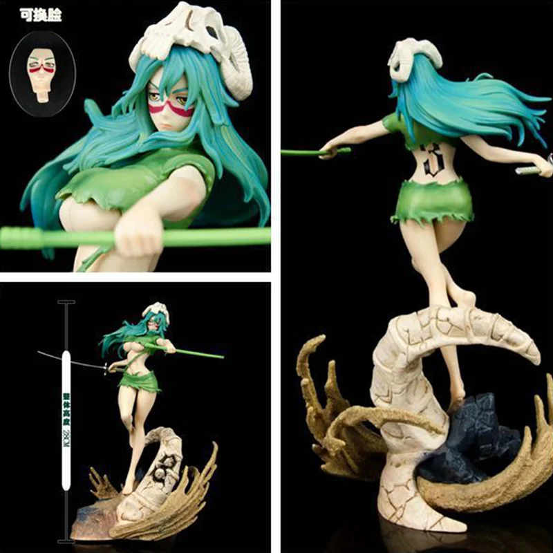 Hot Anime BLEACH Neliel Tu Oderschvank Face Change High Quality Action Figure Decoration28 CM
Hot Anime BLEACH Neliel Tu Oderschvank Face Change High Quality Action Figure Decoration28 CM