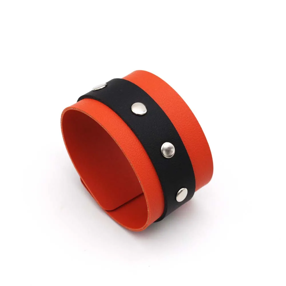 Fashion Multicolor Leather Bracelet for Women Luxury Simple Design Wide Charm Bracelets Punk Female Jewelry Gift
Fashion Multicolor Leather Bracelet for Women Luxury Simple Design Wide Charm Bracelets Punk Female Jewelry Gift