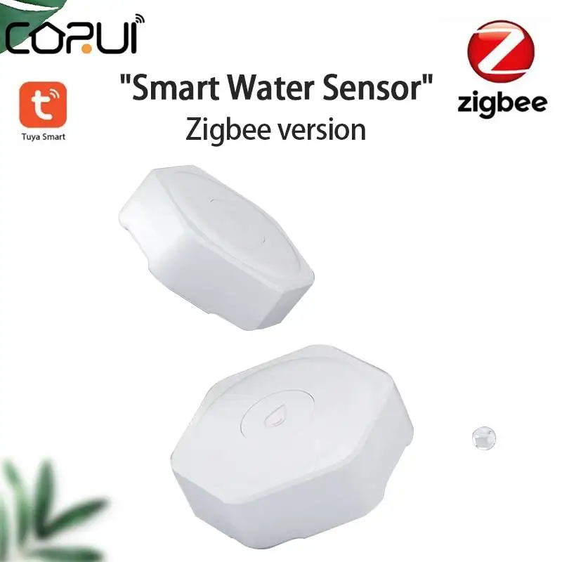 CORUI Tuya Zigbee Leak Sensor Water Leakage Detector Leakage Sensor Water Sensor Prevent Water Leakage For Smart Home
CORUI Tuya Zigbee Leak Sensor Water Leakage Detector Leakage Sensor Water Sensor Prevent Water Leakage For Smart Home
