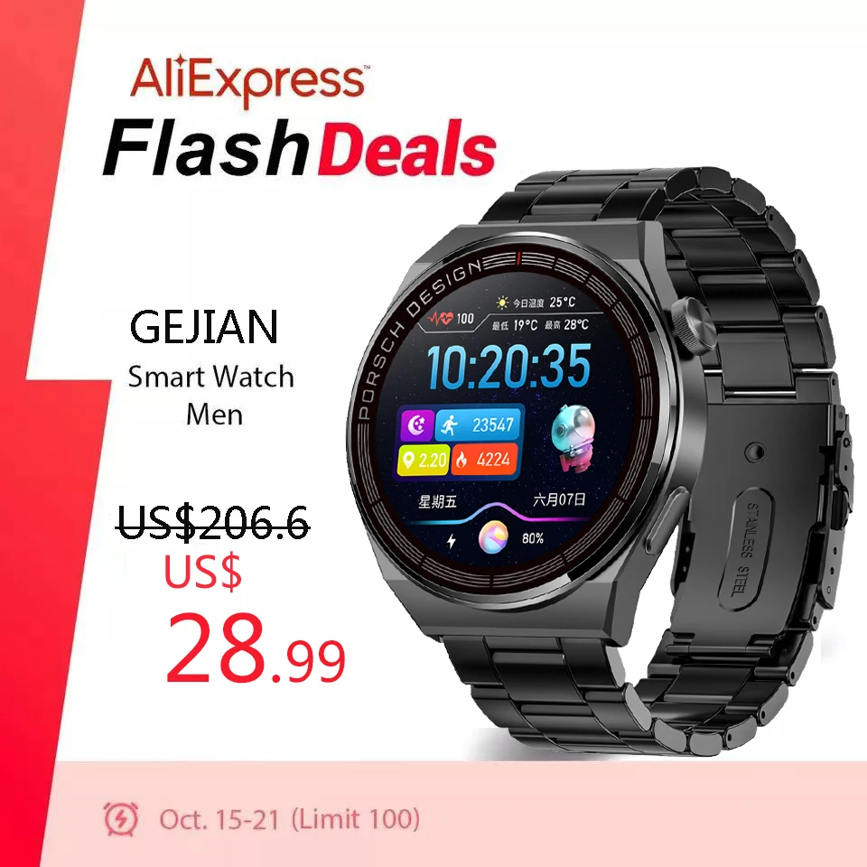 2022 New Smart Watch Men AMOLED 390*390 HD Screen Always Display Time Fitness Bracelet Waterproof Stainless Steel Smartwatch Men
2022 New Smart Watch Men AMOLED 390*390 HD Screen Always Display Time Fitness Bracelet Waterproof Stainless Steel Smartwatch Men